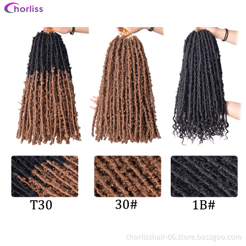 High Quality Hair Crochet Synthetic Hair Black Brown 18/20 Inch Butterfly Hair Natural And Comfortable African Women Like